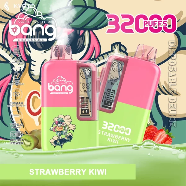 BANG 32000 使い捨てベイプ Strawblrry kiwi