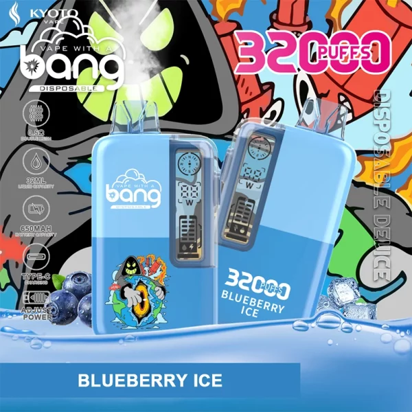 BANG 32000 使い捨てベイプ blueberry ice