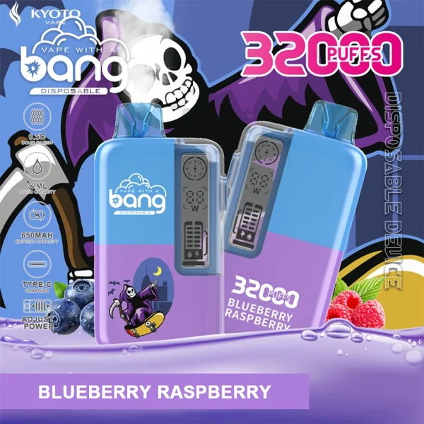 BANG 32000 使い捨てベイプ blueberry raspberry