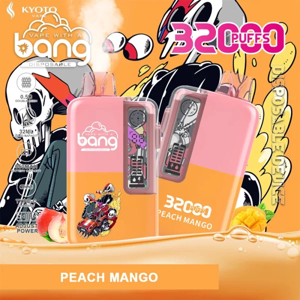 BANG 32000 使い捨てベイプ peach mango
