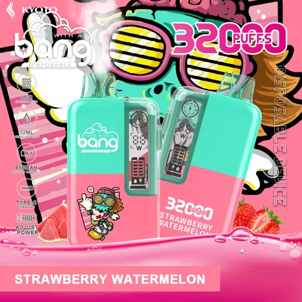 BANG 32000 使い捨てベイプ strawberry watermelon