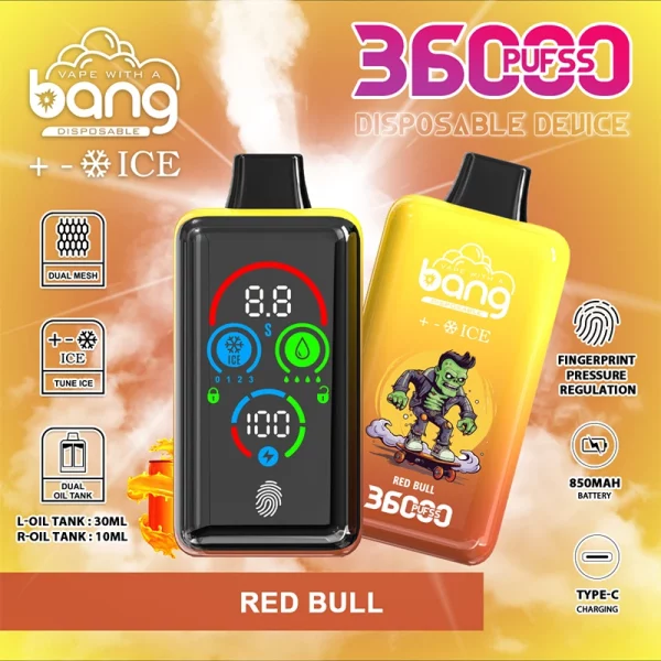 BANG 36000 Ice レベル36Kパフ 使い捨てベイプ