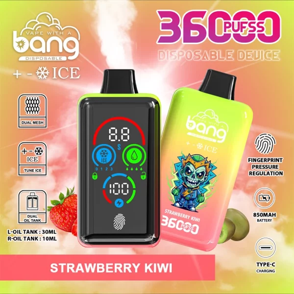 BANG 36000 Ice レベル36Kパフ 使い捨てベイプ
