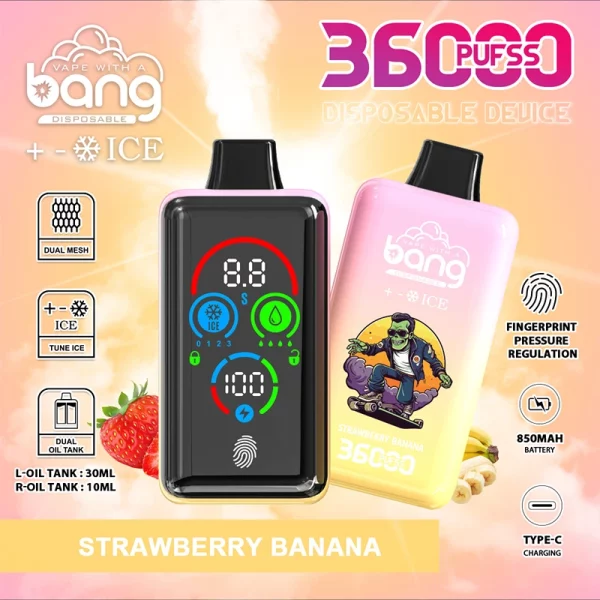 BANG 36000 Ice レベル36Kパフ 使い捨てベイプ