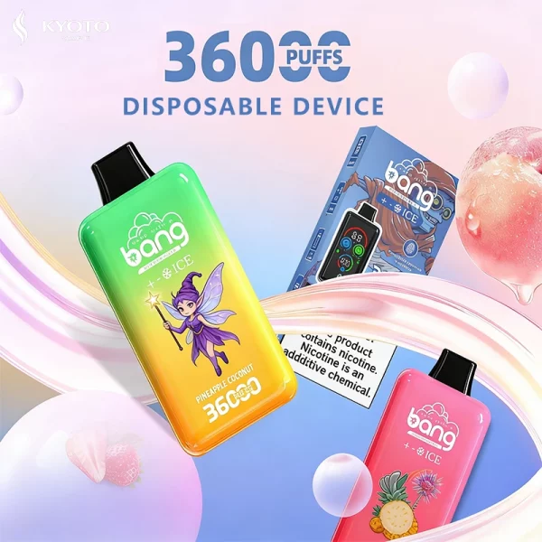 BANG 36000 Ice レベル36Kパフ 使い捨てベイプ BANG 36000 Ice レベル36Kパフ 使い捨てベイプ