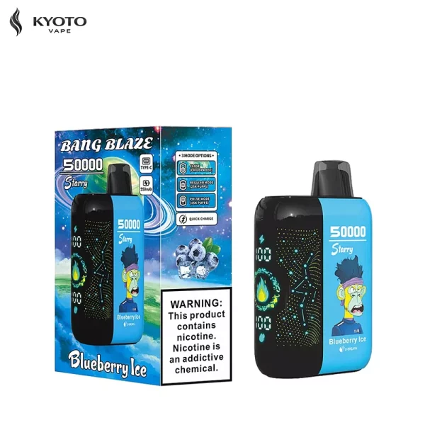 BANG Blaze Starry 50000パフ blueberry ice