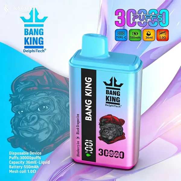 BANG KING 30000パフ blueberry ice.black dragon ice