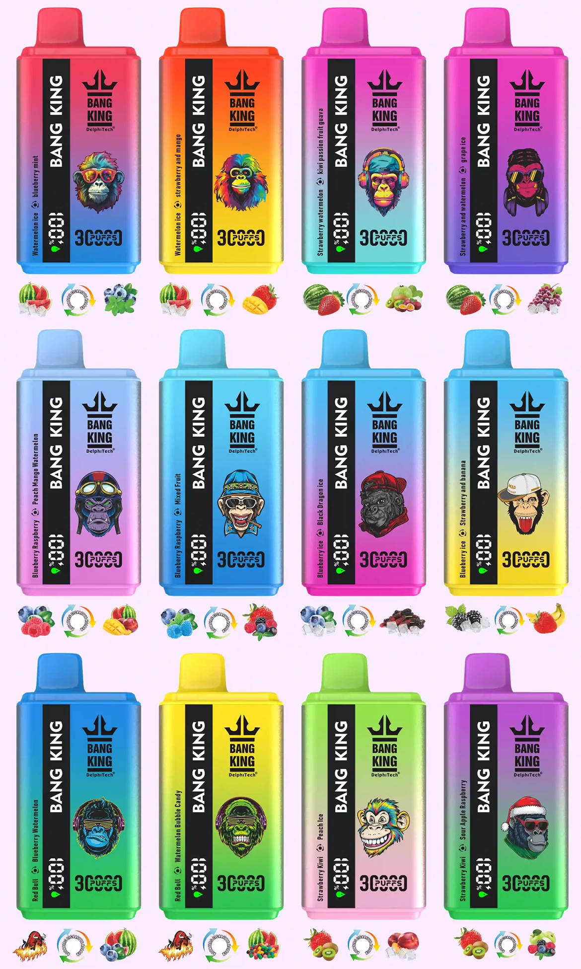 BANG KING 30000パフ 使い捨てベイプ