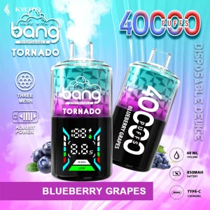 BANG Tornado 40000パフ 使い捨てベイプ blueberry grapes