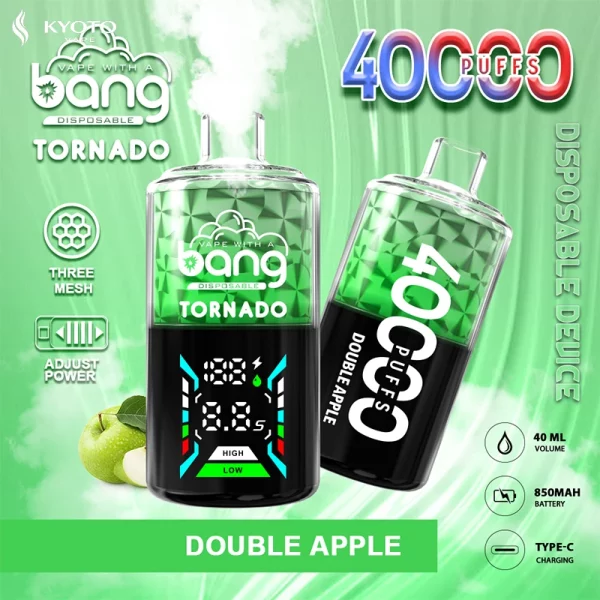 BANG Tornado 40000パフ 使い捨てベイプ double apple