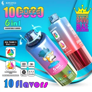 Bang Blaze 100000パフ 使い捨て VAPE 6 in 1 フレーバー