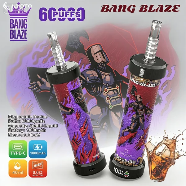 Bang Blaze 60000パフ brown ale