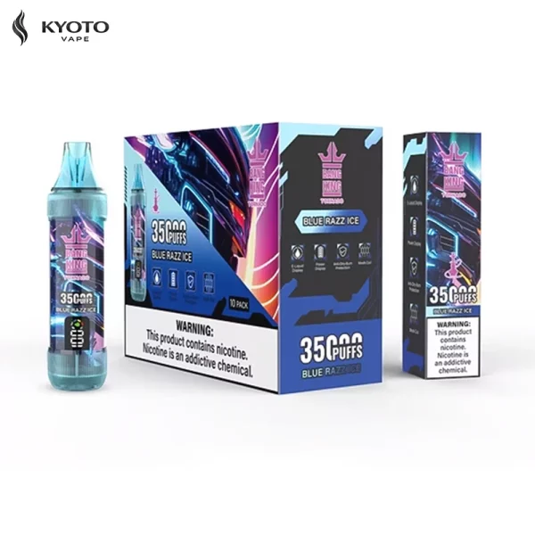 Bang King 35000 使い捨てVAPE blue razz ice