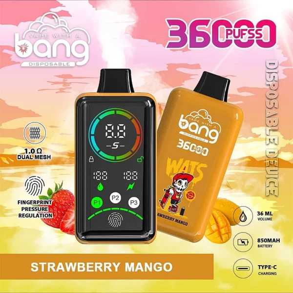 Bang King 36000 strawberry mango