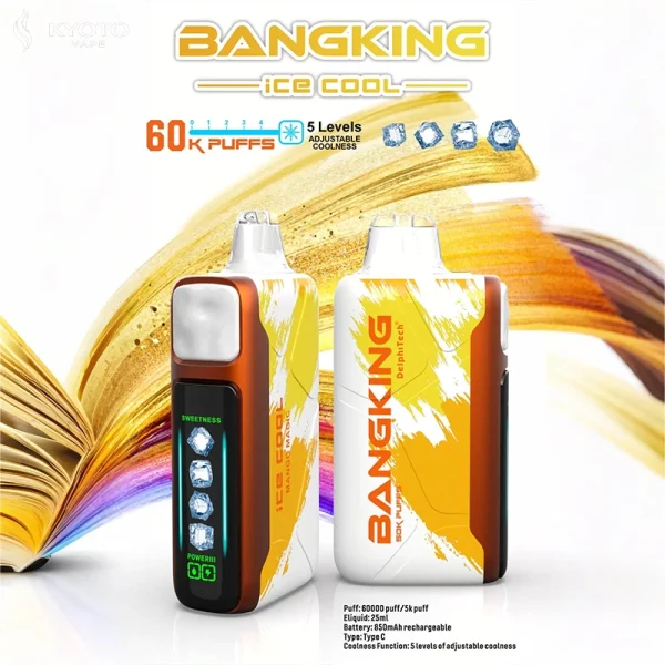 Bang King 60000 パフ 使い捨てベープ mango magic