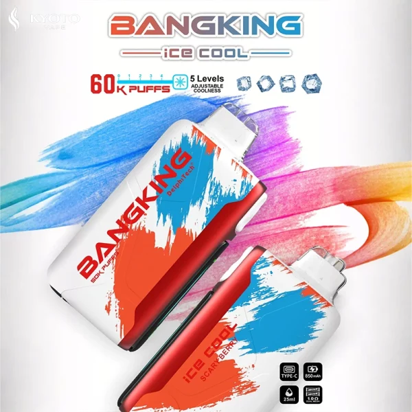 Bang King 60000 パフ 使い捨てベープ scary berry