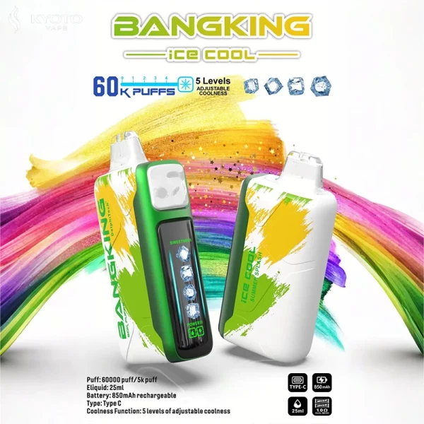 Bang King 60000 パフ 使い捨てベープ summer splash