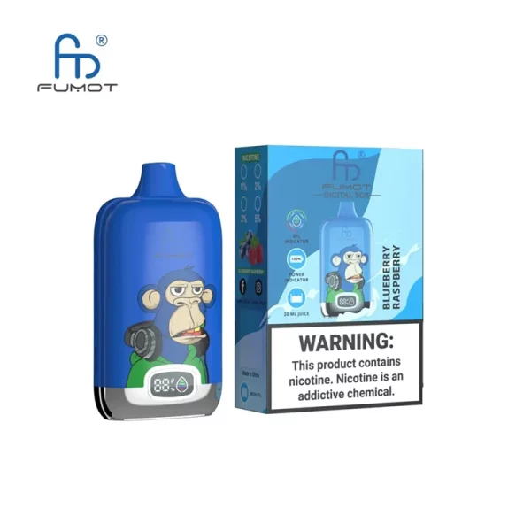 Fumot Digital Box 12000 Puffs blue sour raspberry
