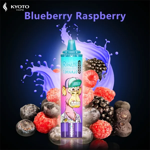 Fumot RandM Tornado 15000 Blueberry Raspberry
