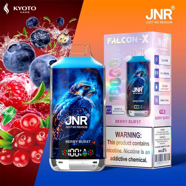 JNR Falcon X 18000 Puffs berry burst