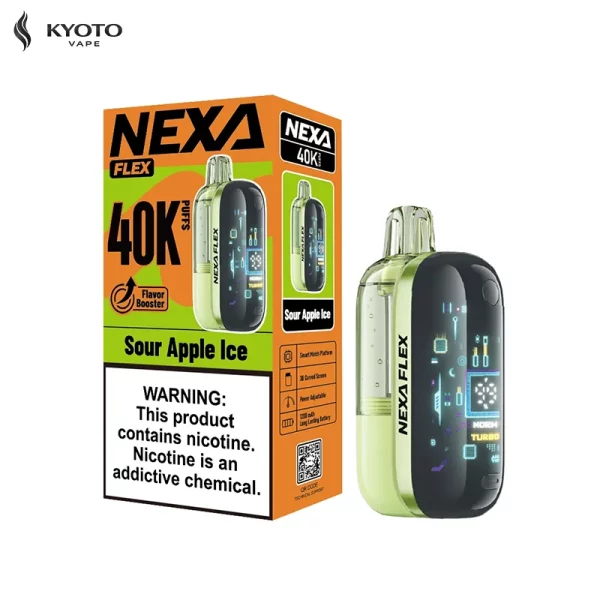 Nexa Flex 40000 Puffs Sour Apple Ice