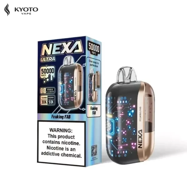 Nexa Ultra 50K Puffs使い捨てVape Fcuking Fab
