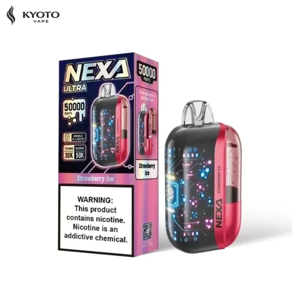 Nexa Ultra 50K Puffs使い捨てVape Strawberry Ice