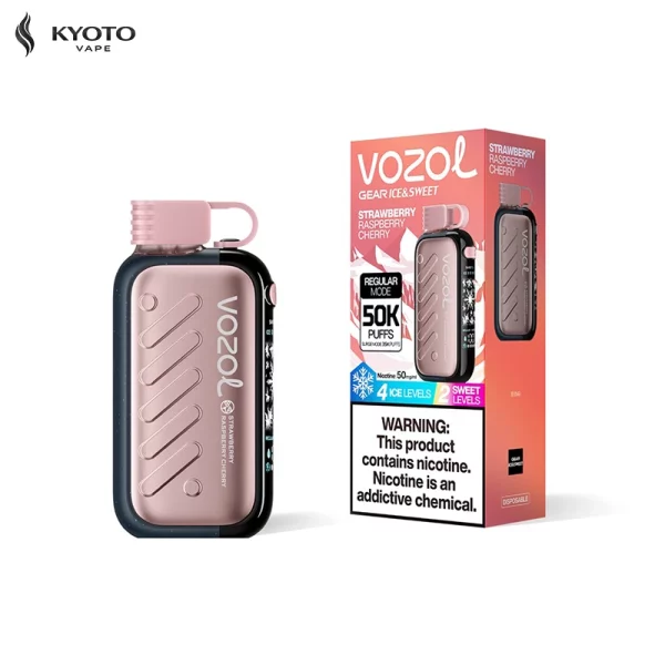 Vozol Gear Ice & Sweet 50000 strawberry raspberry cherry