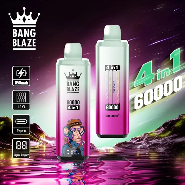 Bang Blaze 60000 strawberry watermelon black ice thirteen melon cranberry grape