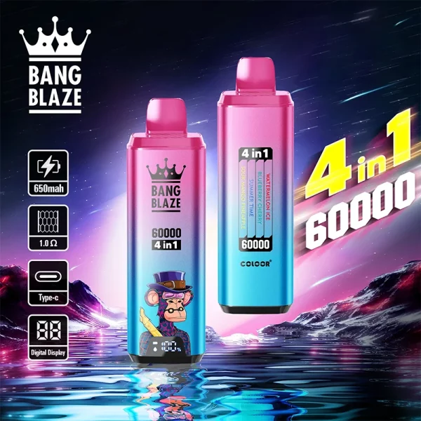 Bang Blaze 60000 watermelon ice blueberry cherry summer time sour mango pineapple