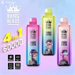 Bang Blaze 60000パフ 4 in 1 フレーバ 使い捨てVAPE