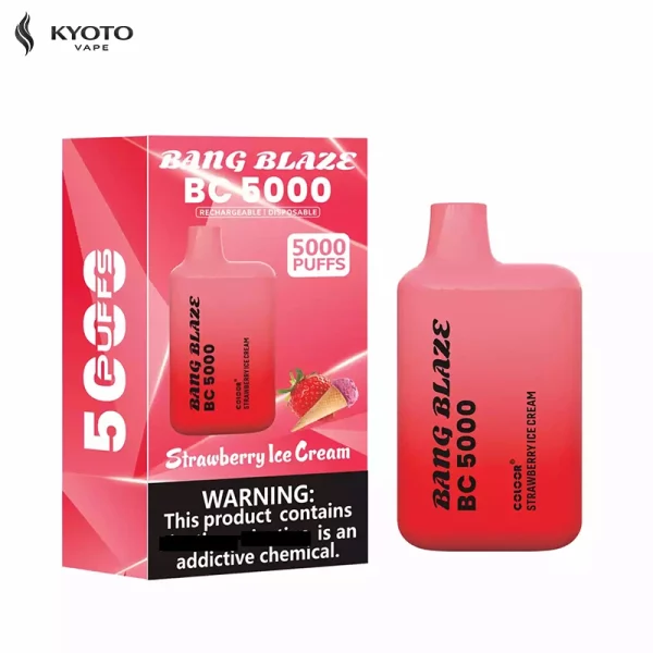 Bang Blaze BC5000 strawberry ice cream