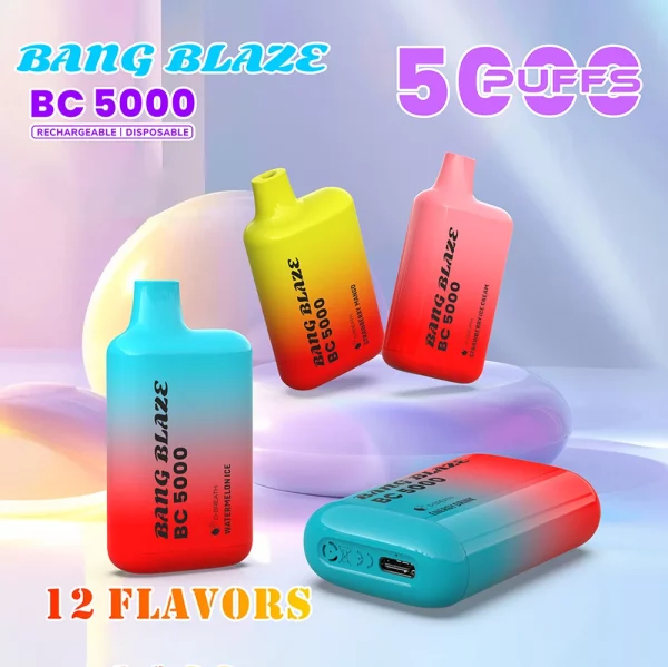 Bang Blaze BC5000 パフ 使い捨て電子タバコ