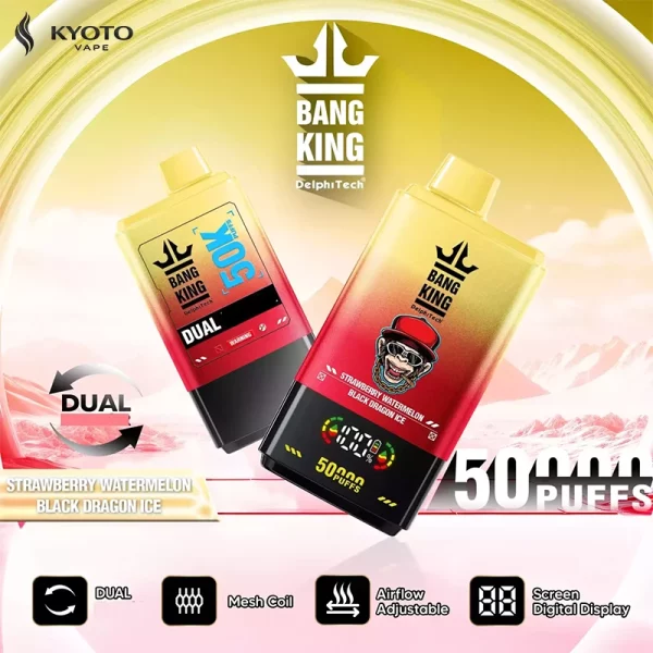 Bang King 50000 Puffs strawberry watermelon black dragon ice