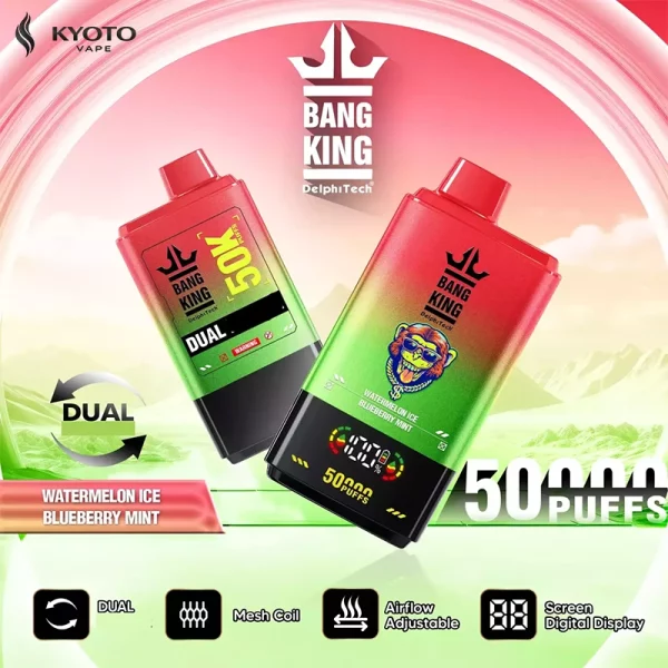 Bang King 50000 Puffs watermelon ice blueberry mint