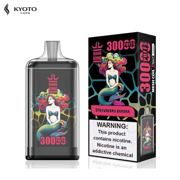 Bang King Crystal 30000 Puffs strawberry banana