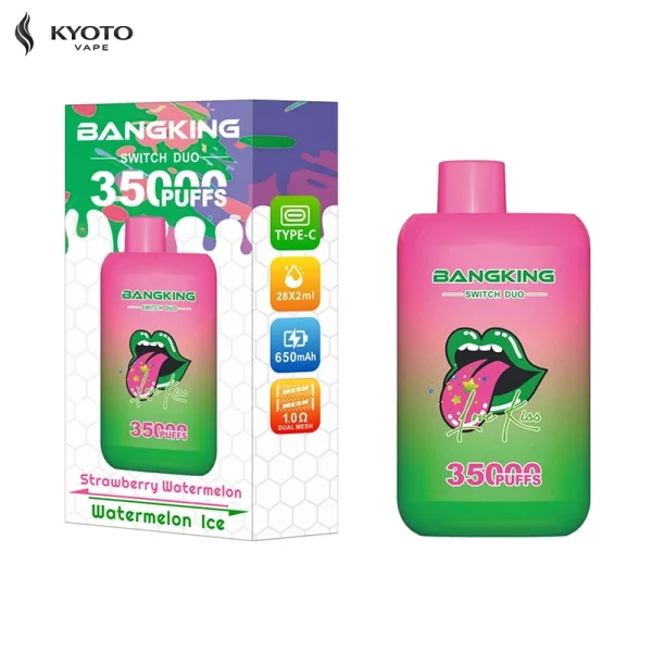 Bangking Switch Duo 35000 Puffs strawberry watermelon watermelon ice