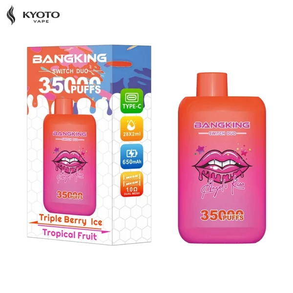 Bangking Switch Duo 35000 Puffs triple berry ice tropical fruit