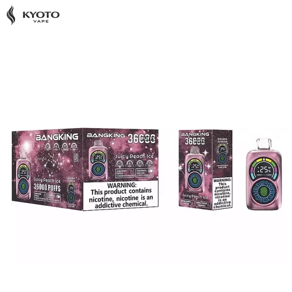 Bang King 36000 Puffs juicy peach ice