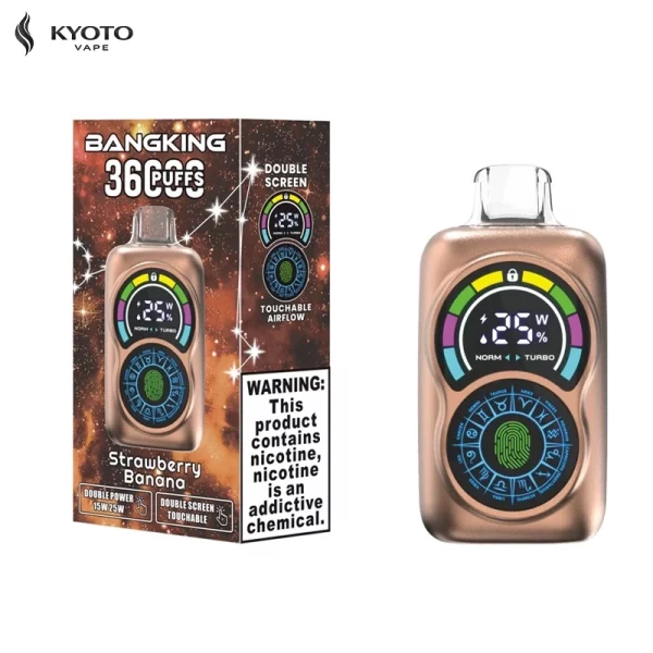 Bang King 36000 Puffs strawberry banana