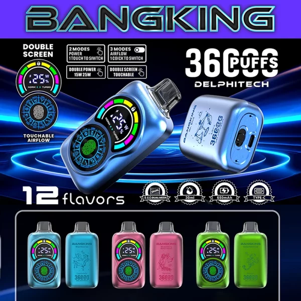 Bang King 36000 Puffs 使い捨て電子タバコ Bang King 36000 Puffs 使い捨て電子タバコ