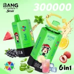 Bang Leader Stoll 300K AloeLycheeIce PinkLemon GlacierIce PineNeedleMint BlackCurrantIce WatermelonLemon