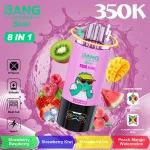 Bang Leader Stoll 350K 8in1 Strawberry Raspberry & Strawberry Kiwi & Strawberry Ice & Peach Mango Watermelon
