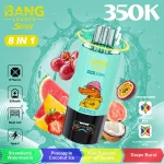 Bang Leader Stoll 350K 8in1 Strawberry Watermelon & Pineapple Coconut Ice & Kiwi Passion Fruit Guava & Grape Burst