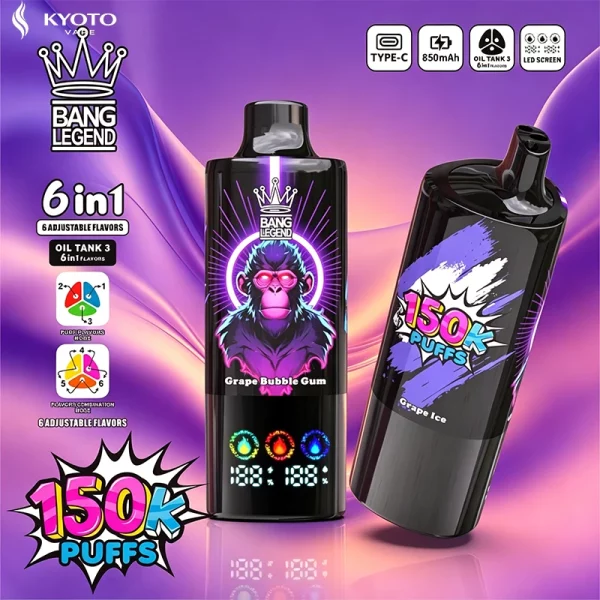 Bang Legend 150K 6 in 1 使い捨てVAPE