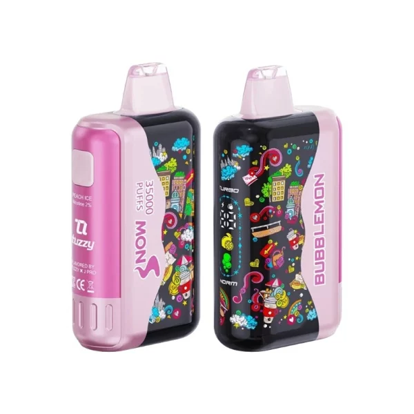 Bubblemon Graffiti Tuzzy 35K Peach Ice