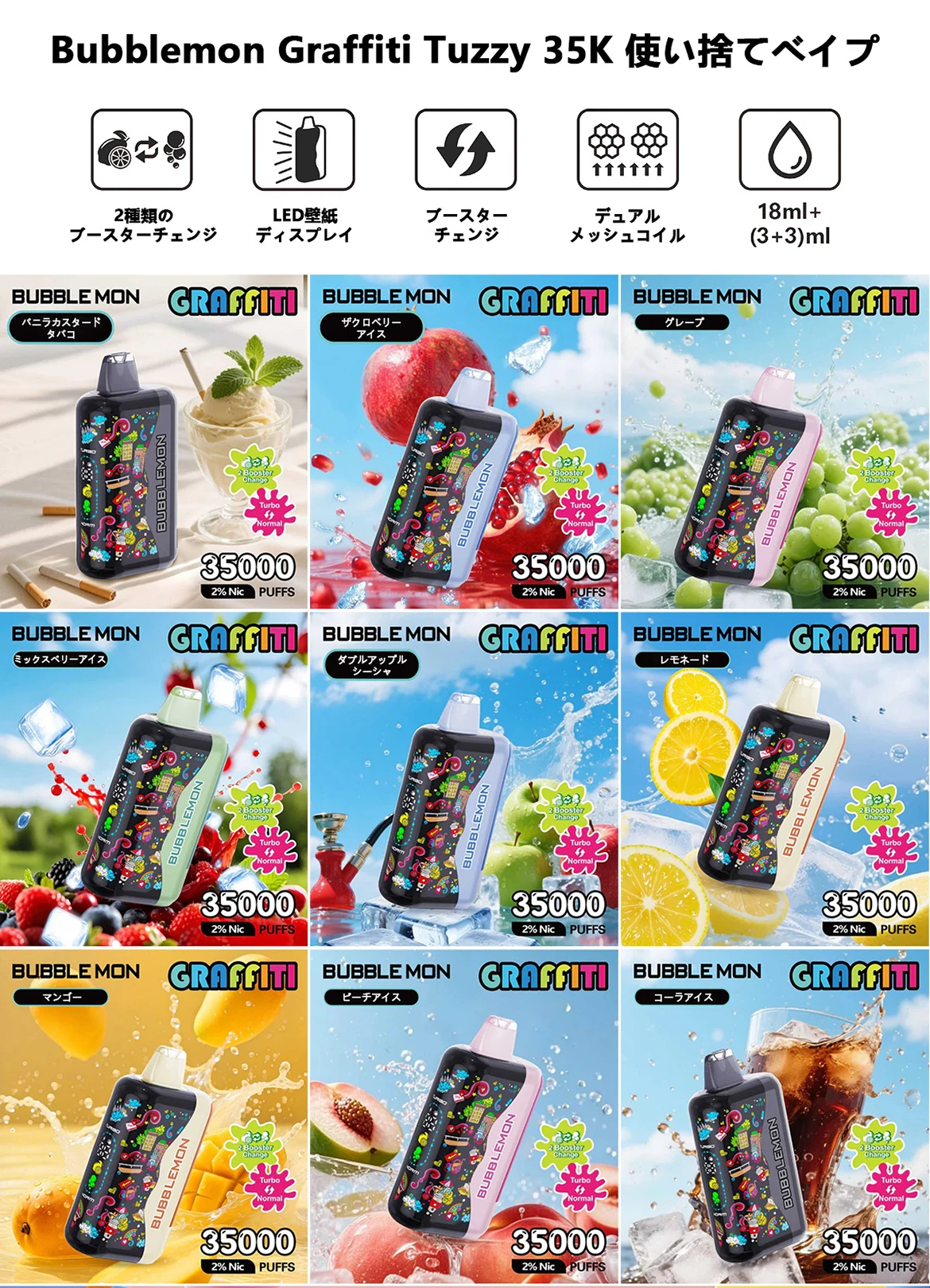 Bubblemon Graffiti Tuzzy 35K
